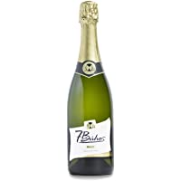 Los mejores  - Cava Brut - 7 Búhos - 1 botella de 750 ml - Vino espumoso vigoroso - Cava sutilmente afrutada - Uvas macabeo y parellada…